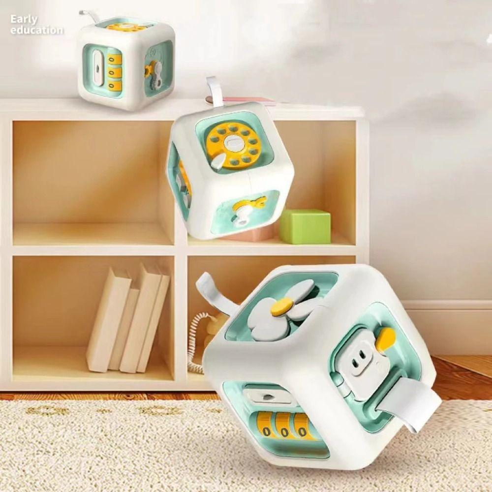 Creative Montessori Educational Toys 6 IN 1 Early Education Activity Cube  Infant Toy