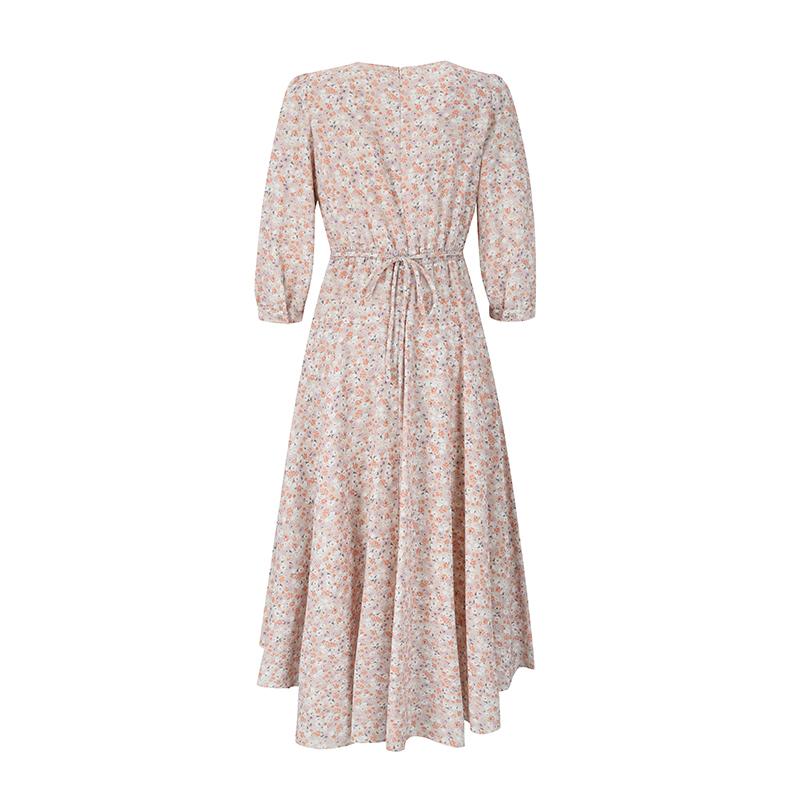 VISITINNEWYORK Flower Print Wrap Dress (Vz4Op24)