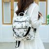 New women's backpack butterfly printed bag niche design versatile fashion small backpack