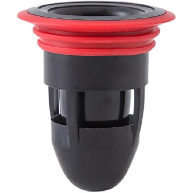 

Anti-Odor Floor Drain Backflow Preventer Valve Sewer Core Drainage Insert Drain Plug Gas Sealer Floor Strainer Trap Seal - Black чорний