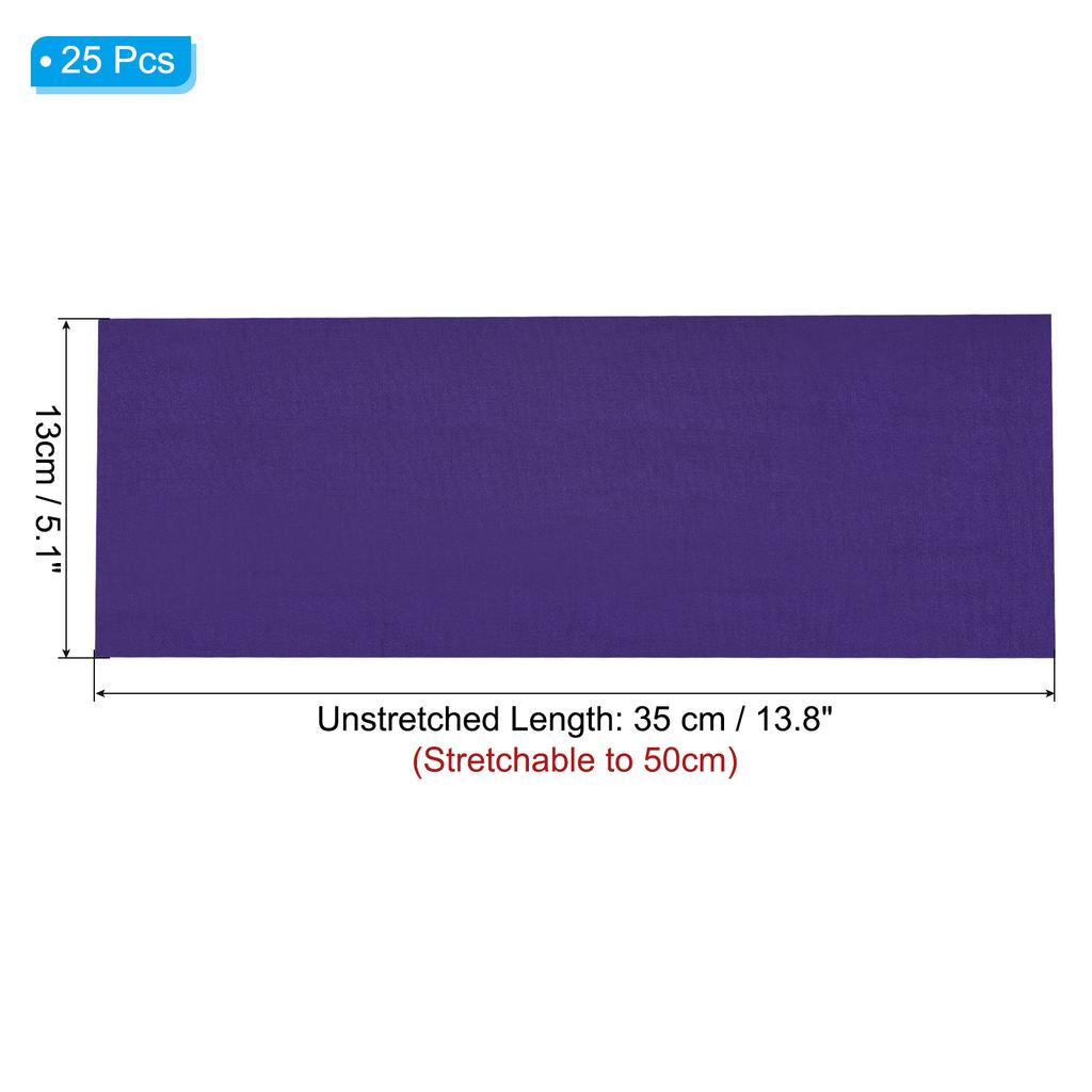 10pcs Stretch Chair Sashes Bow Sash Elastic Chair Cover Bands Sashes Bow Tie for Wedding Banquet Events Decorations 14"x5"