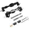 for JJRC 1/10 C8815 Willys MB Retro Jeep Upgrade Accessories Aluminum Alloy CNC Anodized Full Metal Front Rear Portal Axle Set