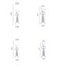 Rabbit "Cat's Eye" Nail Art Magnet — Cute, Multi-functional Fold-Ear Rabbit Design (Magnetic Plate — Non-Magnetic Itself)