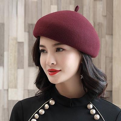 Cappello da donna elegante, da cocktail, da cerimonia, da chiesa, stile Kentucky, berretto a bombetta in feltro, 100% lana, berretto a tamburello