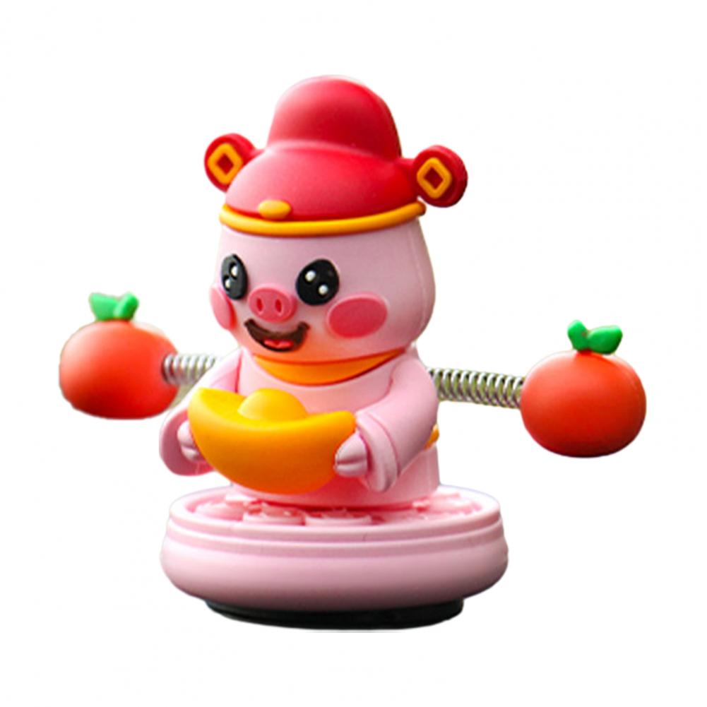 Car Dashboard Decoration Car Dashboard Ornaments Shaking Spring Figurines Lucky Car Decor Accessories Vehicle for Truck