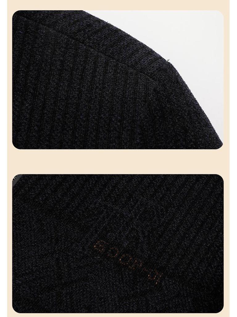 Men's Winter Jacket: Thick Chenille, Warm, Plus-Size for Middle-Aged & Elderly