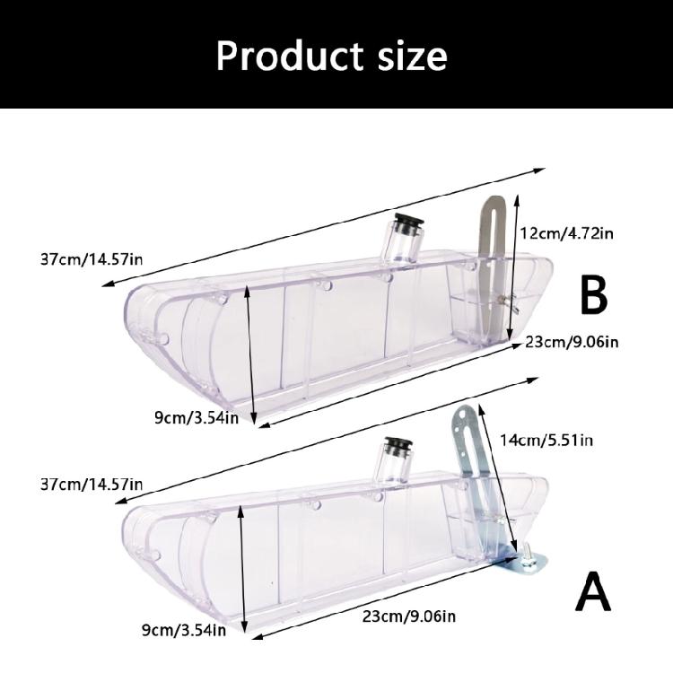 Multiple Brand Universal Table Sawer Guard with High Clarities Protective Cover Blade Guard Dust Cover