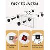 Kit 8 Set Viti Antifurto per Targa, M6 (1/4") Viti Antimanomissione | Ferramenta di Montaggio Targa in Acciaio Inossidabile Antiruggine per Anteriore &
