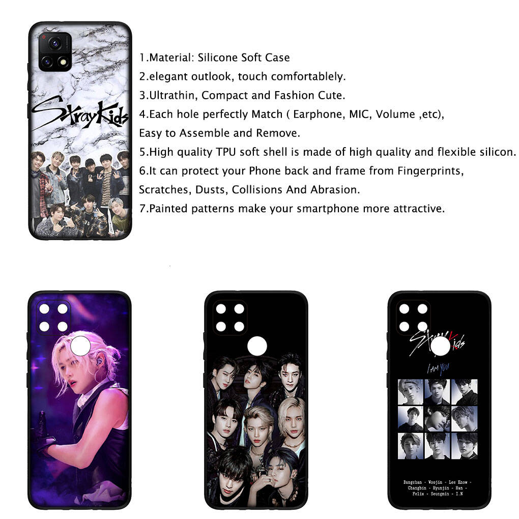 Cover for iPhone 17 16 15 Xiaomi Poco Redmi Note 14 13 12 11 Pro Max 9 16e Samsung Galaxy S25 S24 S23 OPPO Huawei K Pop Stray Kpop Kids SKZ Phone Case