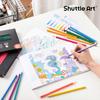 Shuttle Art Colored Perfect for Adult Coloring and with a Convenient Paper Box for Easy Perfect for and Gifts for Preschool and Elementary School