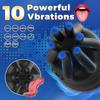 2-in-1 Male Masturbator Equipment - Penis Delay Trainer Exerciser Glans Stimulator Massager Mens Vibrator Adult Sex Toy for Men