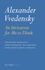 An Invitation For Me To Think by Alexander Vvedensky Paperback Book 9781590176306