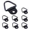 Rail Steel Black for Trailer 1000lbs V-Ring Bolton V-Ring Hangers Trailers Hook Cargo Tie-Down