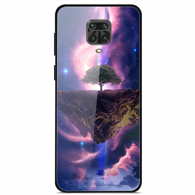 For Xiaomi Redmi Note 9 Pro Case Tempered Glass Hard Phone Back Cover for Redmi Note 9S 9 S Cases Hongmi Note9S Note9 9Pro Coque