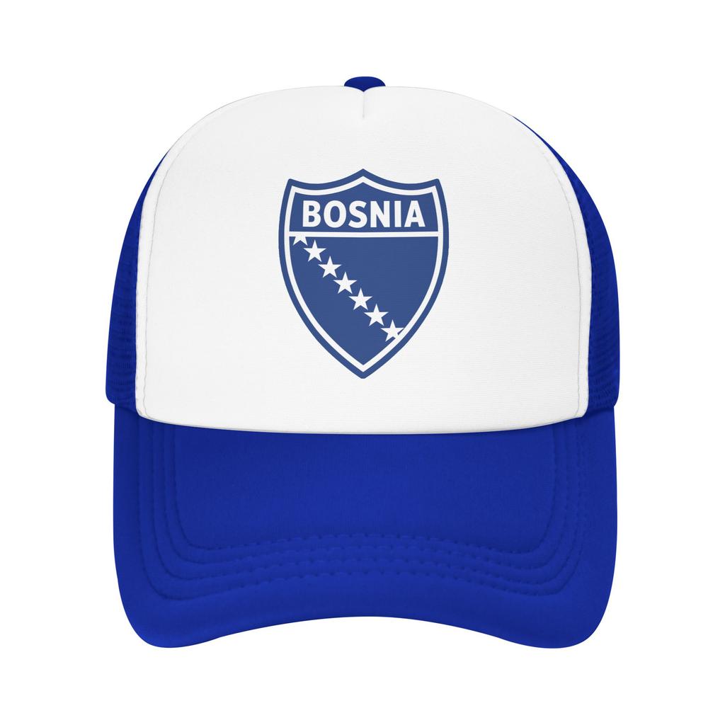 Summer Sun Hats Bosnia Flag Symbol Baseball Cap Sun Wholesale Print Hip Hop Hats UnisexTeens Yk Funny Outdoor Sports Caps