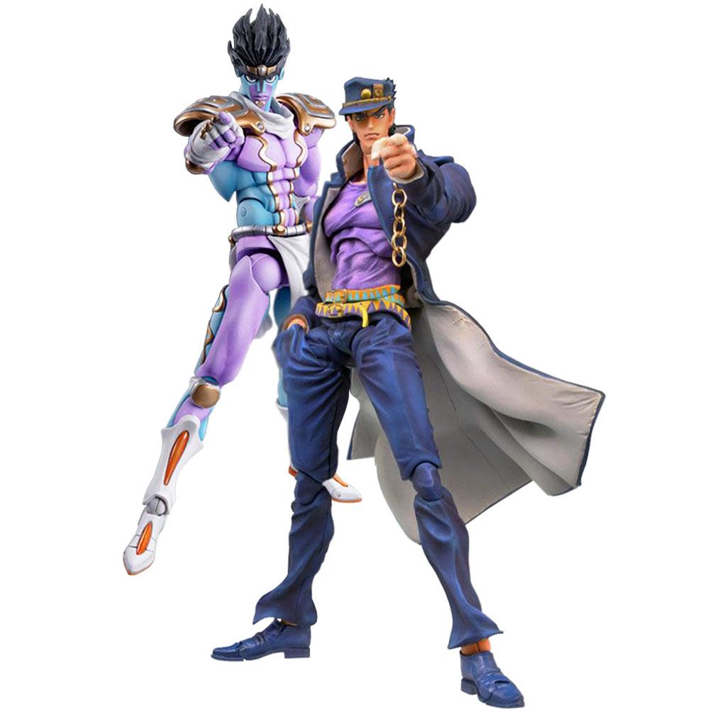 Anime Figur Jotaro Figur Jotaro Stehende Actionfiguren Puppe PVC Modell Spielzeug Erwachsene Sammlung Statue Jungen Mädchen Geschenke 16-17 cm