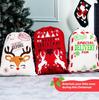 JOYIN 3 Packs Santa Sack Large Christmas Canvas Gift Bag with Drawstring 26" X 19" Reusable Personalized Gift for Xmas Package