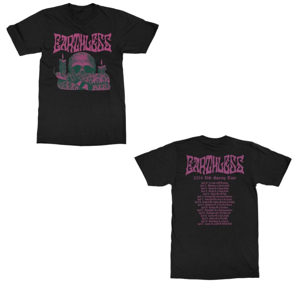 Best Earthless Band Graphic Cotton Tshirt Unisex Summer Short Sleeve Fashion Brand Tee Luxury Casual Vintage Retro Tops