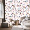 Wallpaper Flowers, Plants and Butterflies for Living Room and Bedroom 50x1000