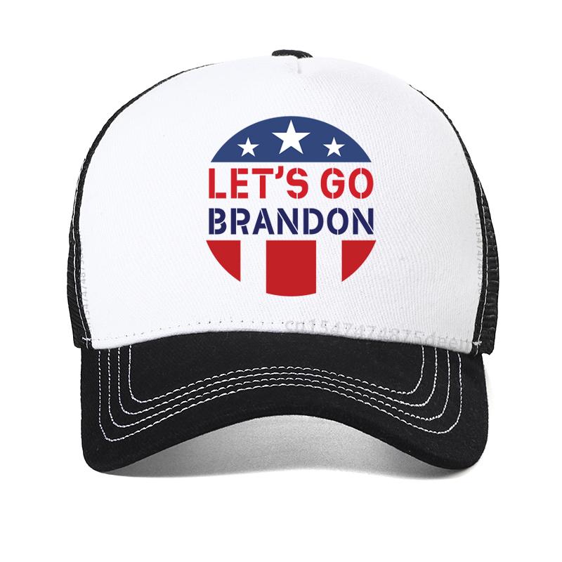 America Let’s Go Brandon Funny Unisex Women Baseball Cap Unisex Casual Adjustable Summer Mesh Breathable Hats