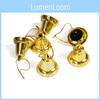 Charming 3cm Gold Plastic Christmas Bells Holiday Tree Decorations For Winter Celebrations