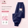 Pantalon pour Filles Hello Kitty Printemps et Automne 2026 Nouveau Pantalon de Sport pour Enfants Pantalon de Jogging Style Printemps Fin pour l'École