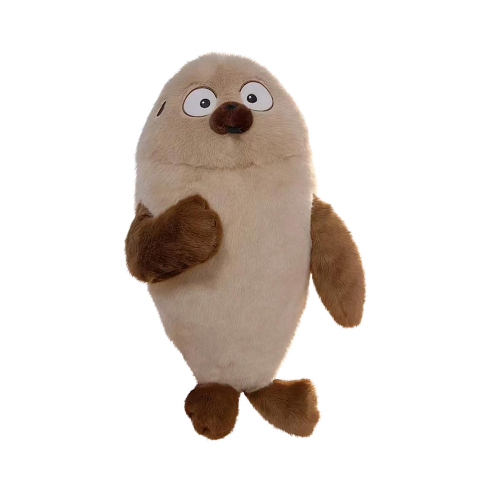 

Plush Seal Stuffed Animal Soft Toy Cute Cartoon Seal Plushie Stress Relief Birthday Gift for Kids and Adults