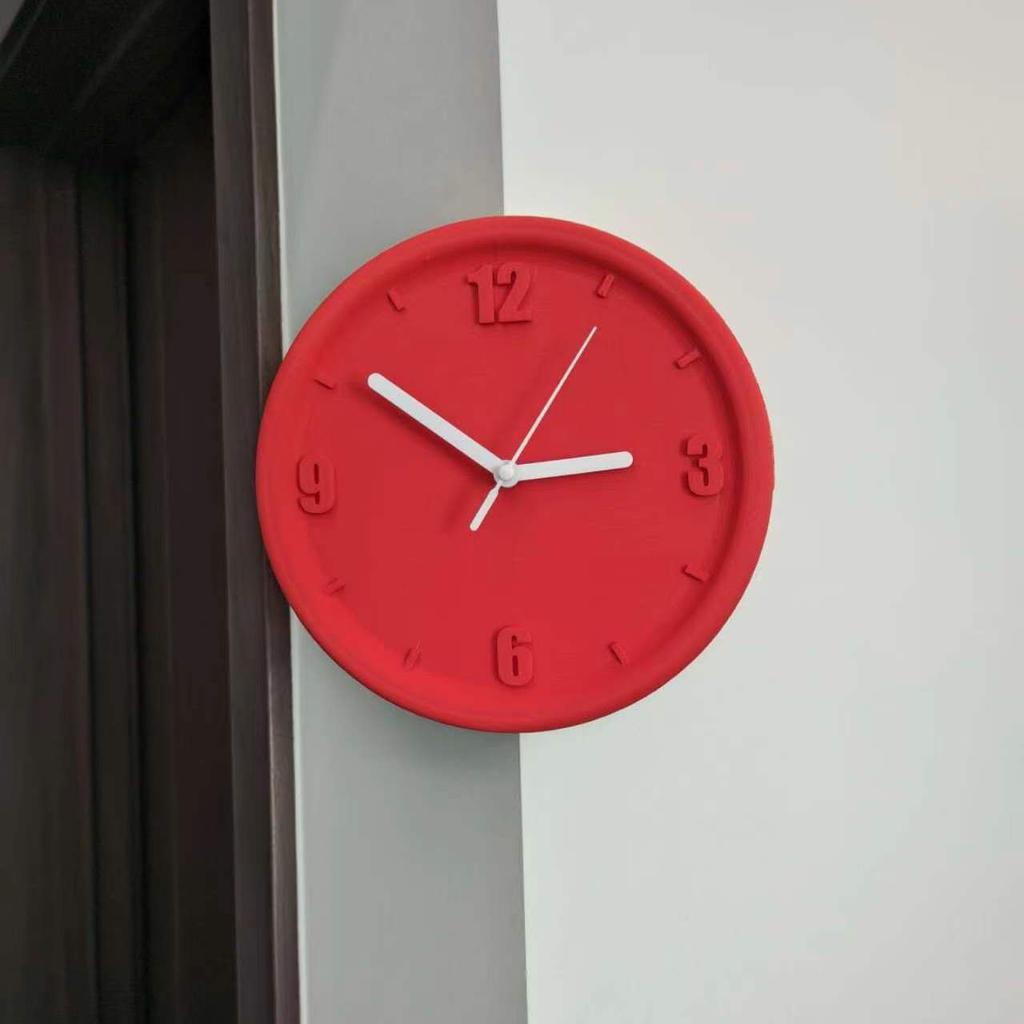 Corner Clocks Creative Wall Clocks Elegant Minimalism Clock Watch Digital Design Living Room Clock Modern Home Aesthetic Decoration Accessories