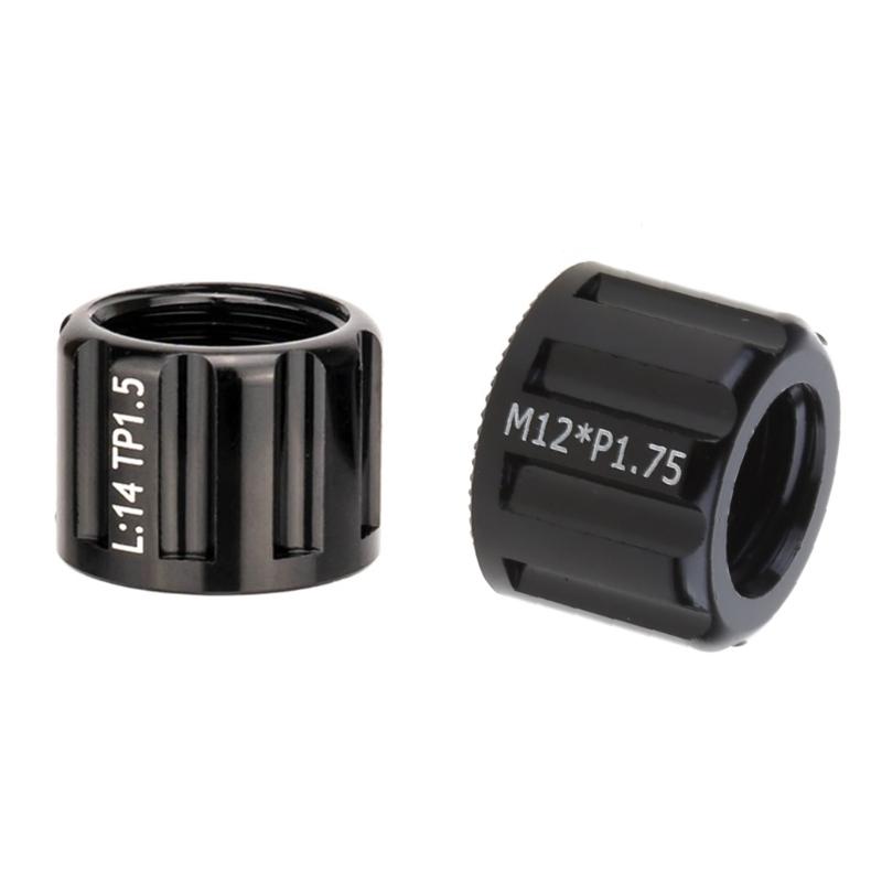 Bike Hubs Tube Shaft Skewer Cap Bicycles Thru Axles Screw Nut Aluminum-Alloy Bike Wheel Flanges Axles Nut Replacement