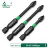 "Green Forest High-Impact Magnetic Cross Hand Drill Set with German-Imported Screwdriver Bits"