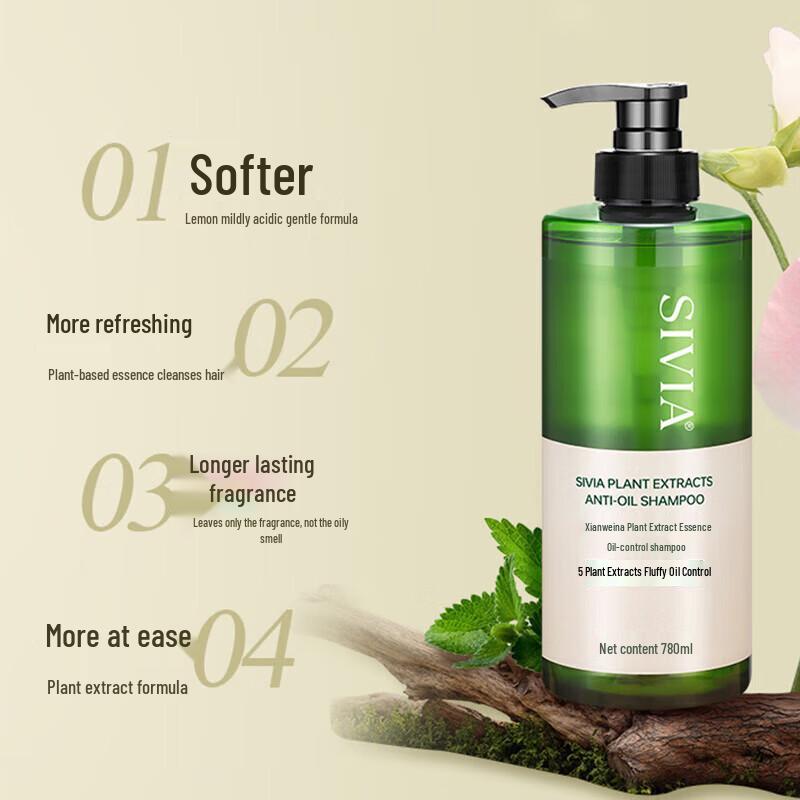 Cienvina Szampon Zwiększający Objętość i Kontrolujący Sebum z Ekstraktami Roślinnymi 480ml