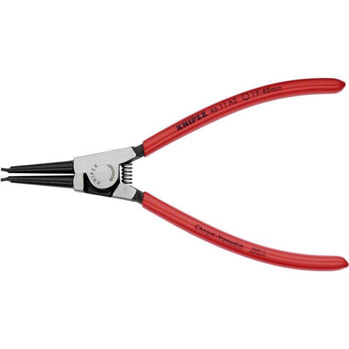 Pince pour circlips - KNIPEX - DIN/ISO5254-A - Ø 19-60mm - Droite - Orange