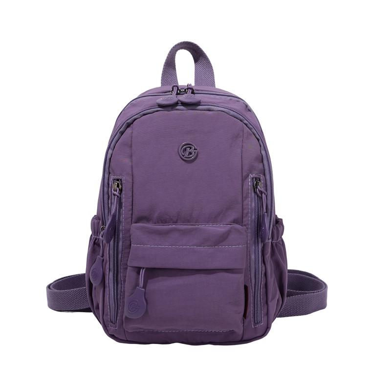 Schoolbag1011 New Casual Fashion Backpack Women's Korean Version Versatile Backpack Women's Light Travel Multifunctional Women's Breast Bag
