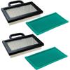 A08R 3Sets 499486 Air Filter Kit for 499486S 698754 Intek V-Twin 18-26 HP Tractor Lawn Mower Pre-Filter 273638 273638S