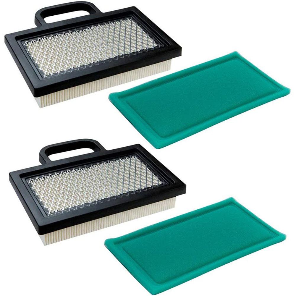 A08R 3Sets 499486 Air Filter Kit for 499486S 698754 Intek V-Twin 18-26 HP Tractor Lawn Mower Pre-Filter 273638 273638S