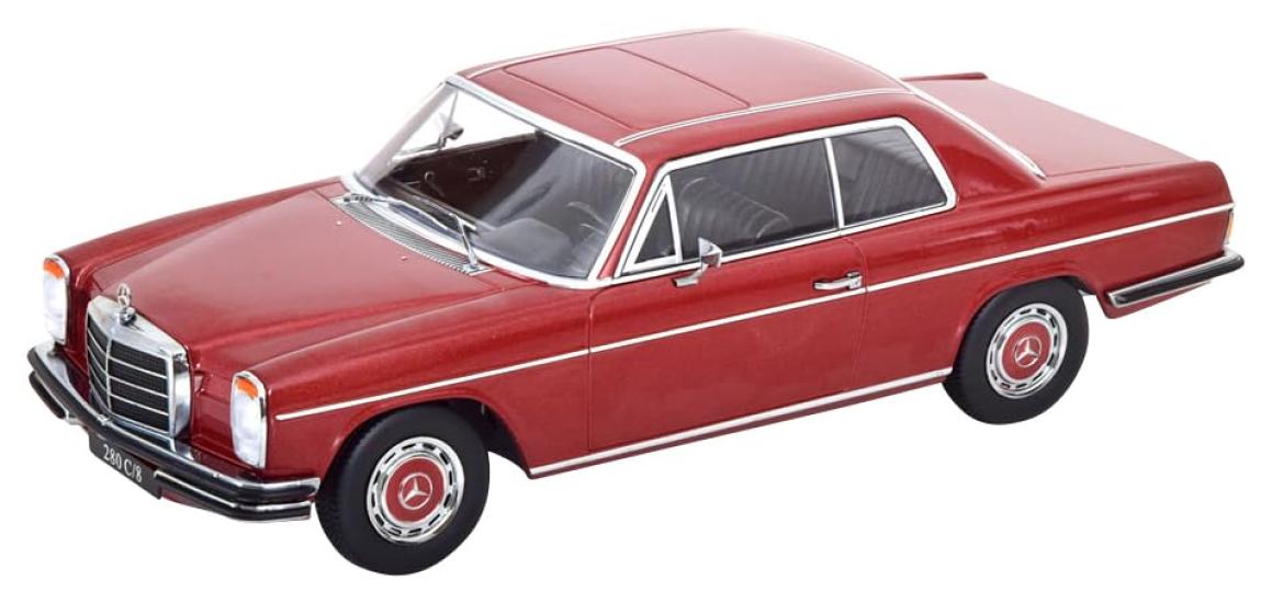 

KK scale 118 Mercedes 280C8 W114 Купе 1969 Красный металлик Готовое изделие
