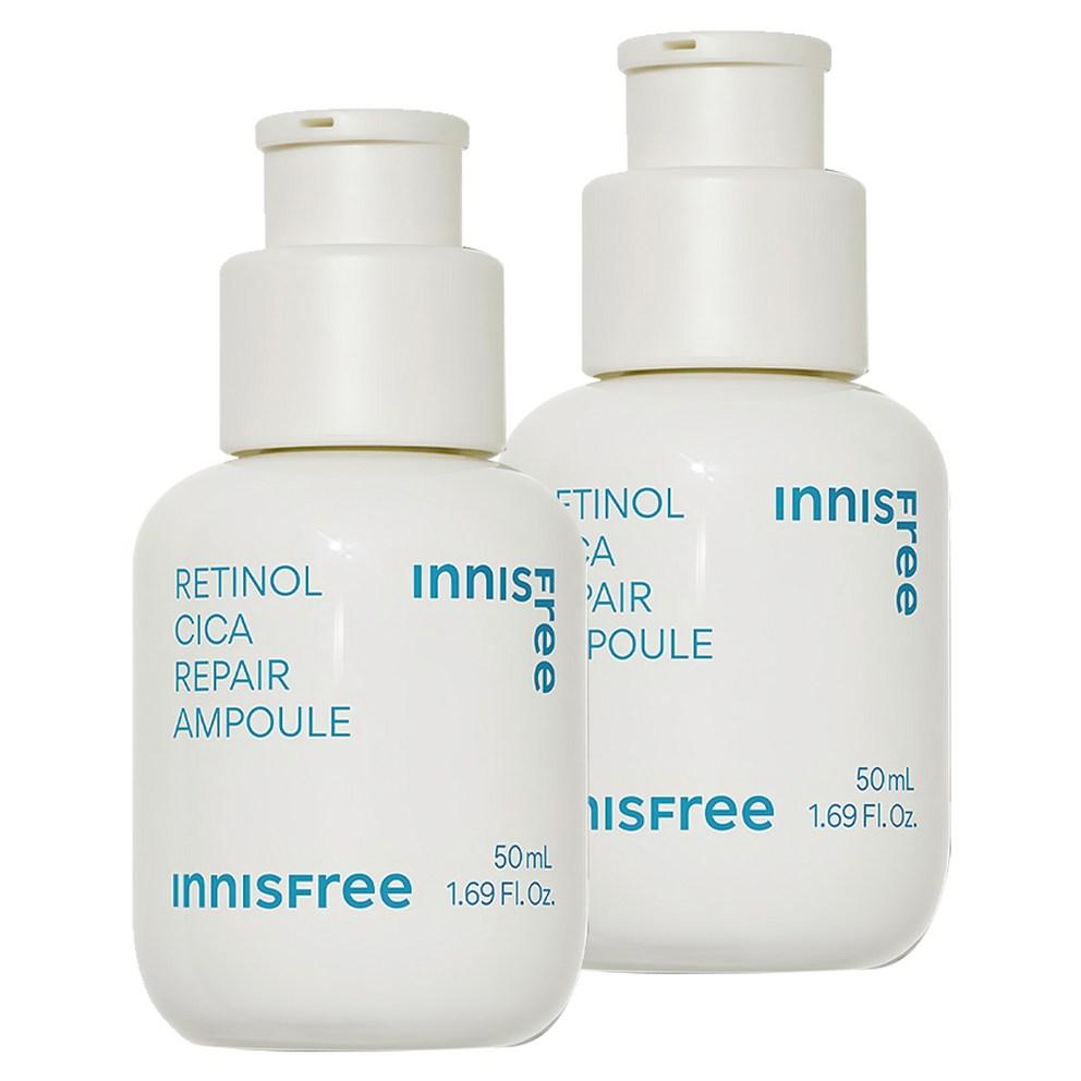Innisfree Retinol Cica Repair Ampoule, 50ml, 2-Pack