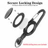 Metal AirTag Holder, Aluminum Alloy Mountain Carabiner with AirTag Case, Heavy Duty Super Hard AirTag Keychain