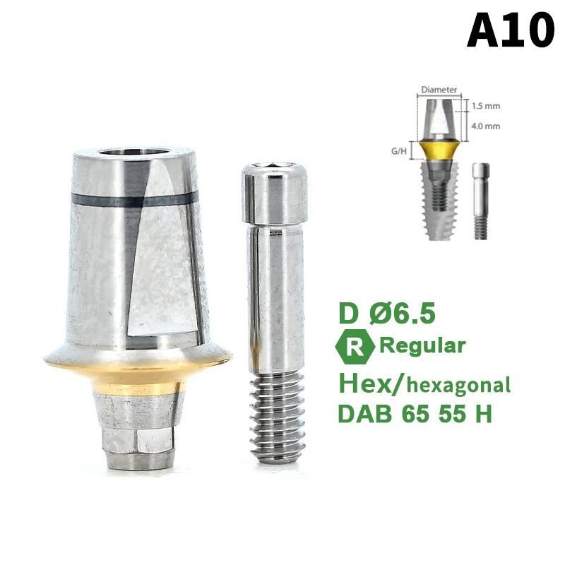 Dental Alloy Straight Composite Restorative Abutment Screw Accessories For Dentium Dental Supplies