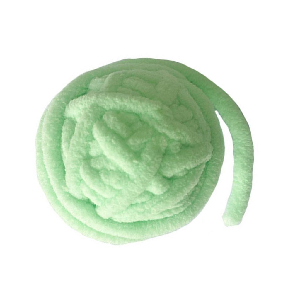 Cat Yarn Ball Toy Fun Interactive Bite Resistance Woolen Yarn Cat Ball Toy with Bell for Cats Kittens Puppies Green