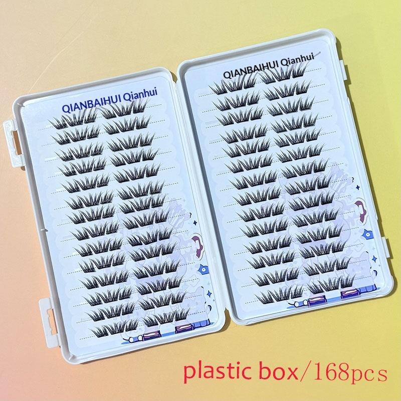 

Пучки вій для самостійного наклеювання, безклеєві накладні вії, натуральні вії, вії манга, м які накладні вії, щоденний макіяж A3