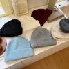 Wool Blend Beanie: Solid Color, Autumn/Winter, Stylish & Warm for Workwear and Hiking