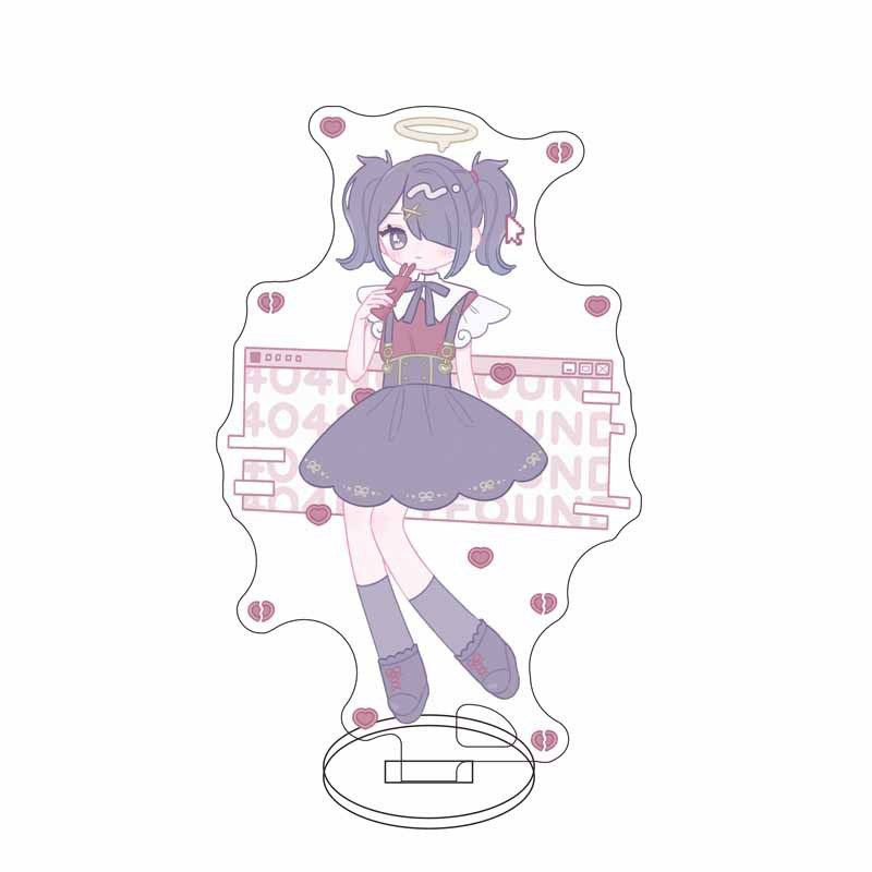 NEEDY GIRL OVERDOSE Acrylic Standing Sign Ornaments Kawaii Game Pattern 12cm Decorate Model Storage Desktop Anchor Gift