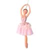 Christmas Ornaments Stree Decoration Girl Bithday Gift Xmas Plastic Hanging Decoration Dancing Silver Tutu Ballerina Christmas Gifts