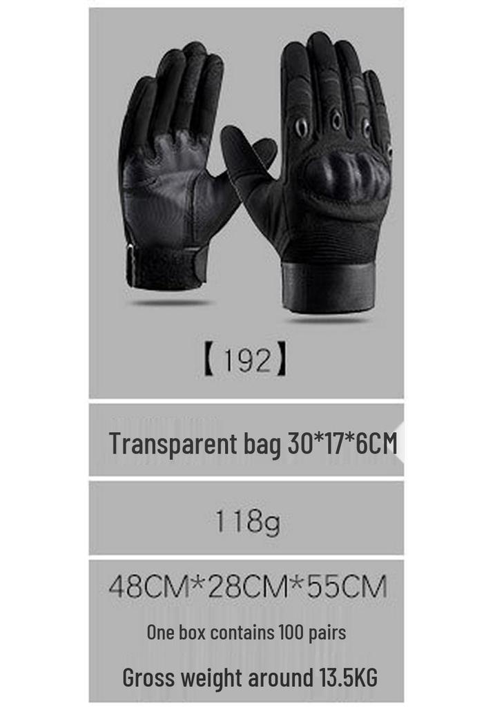 Tactical Full-Finger Non-slip Cut-Resistant Touchscreen Gloves for Outdoor Sports & Cycling