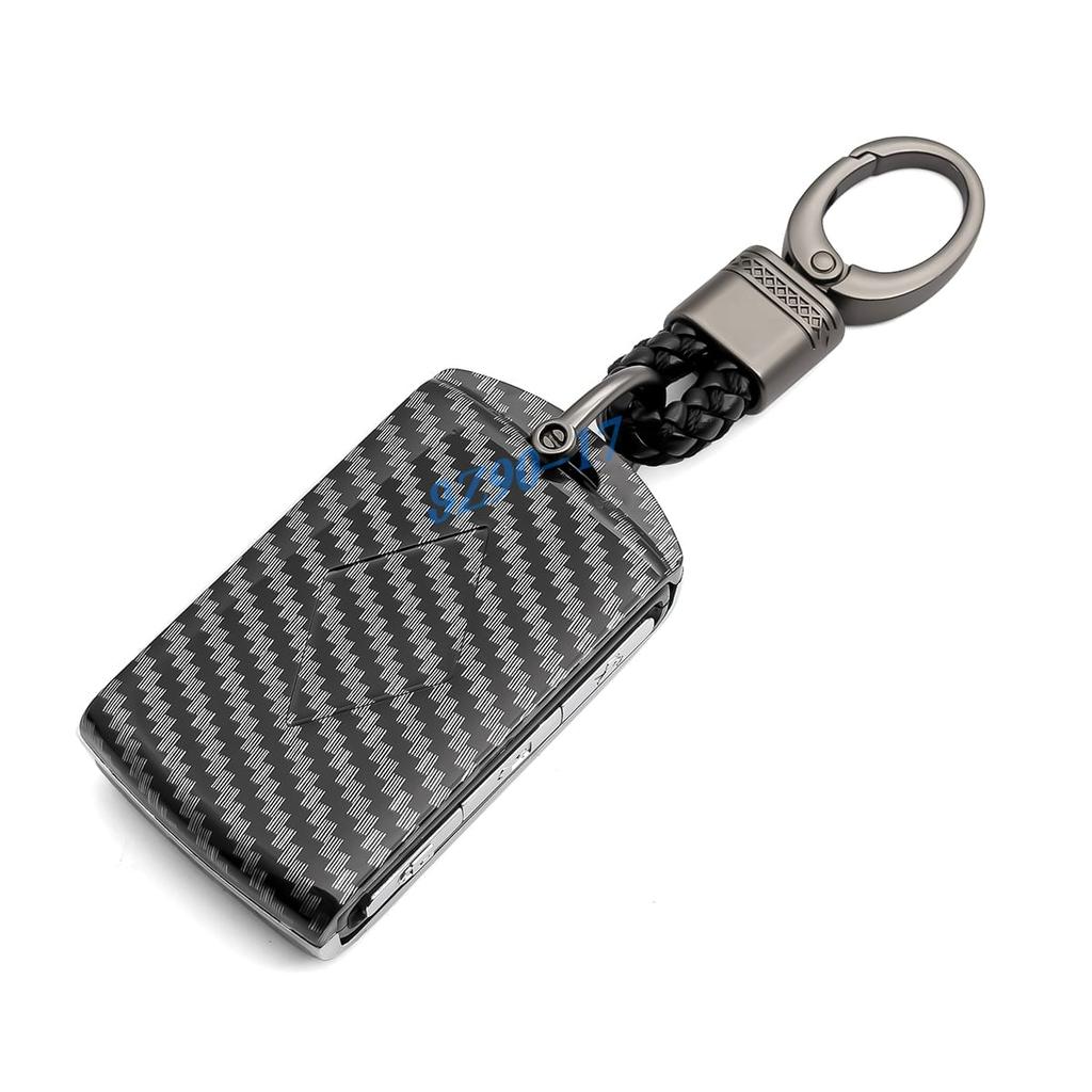 Abs Carbon Fiber Car Smart Key Cover Case Keychain For - Volvo C40 S60 V60 S90 V90 Xc40 Xc60 Xc90