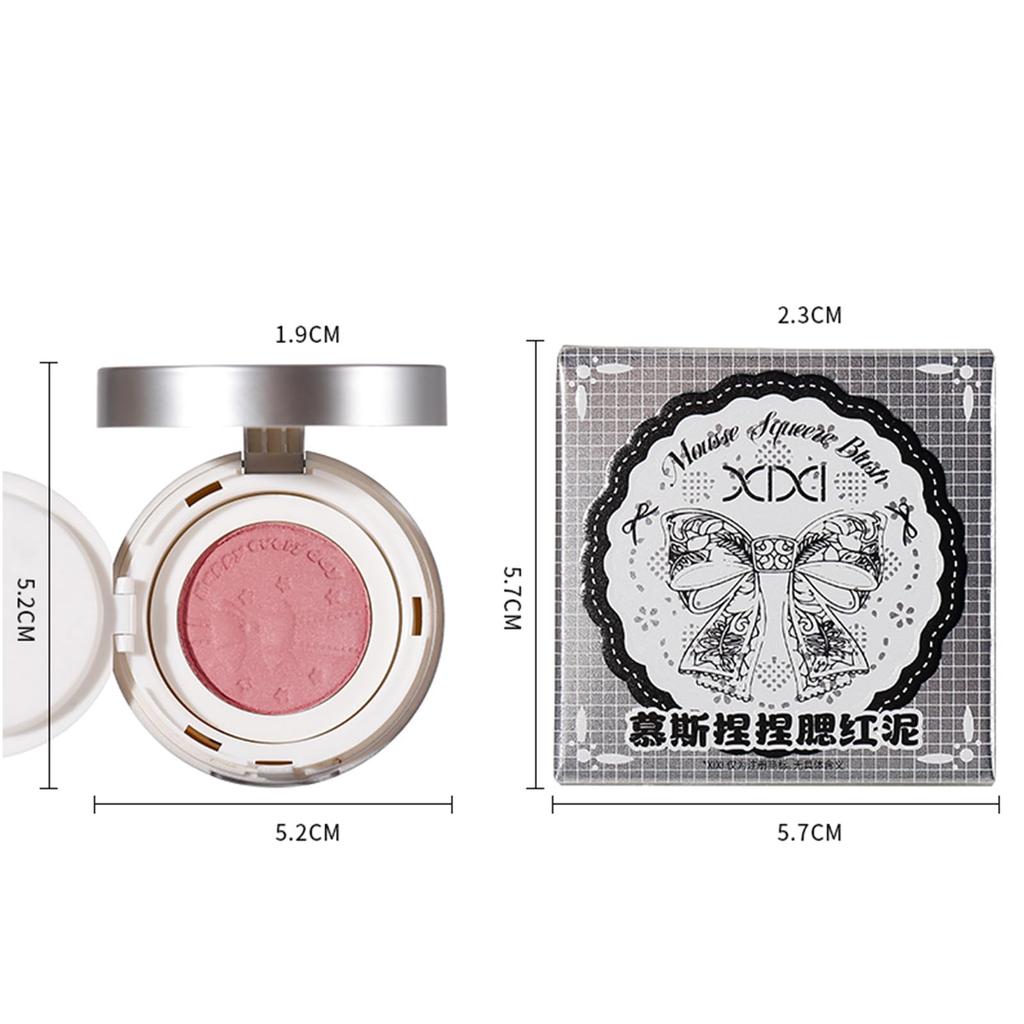 HESBUTY Cheek Powder for a natural A radiant blush on A brulee pink color that blends seamlessly with your Softly colors Suitable for all skin types