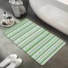 Shamrock Pattern Room Mats Nordic Style Green Porch Entrance Anti Slip Carpet  Bedroom Bedside Bathroom Rug Home Doormat