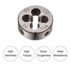 Uxcell Die Stock Handle Wrench Threaded Round Die and 38mm with Adjustable Hand Tool Set, M12x1.5 (Compatible M12-M16 Dies) Holder, Wrench,