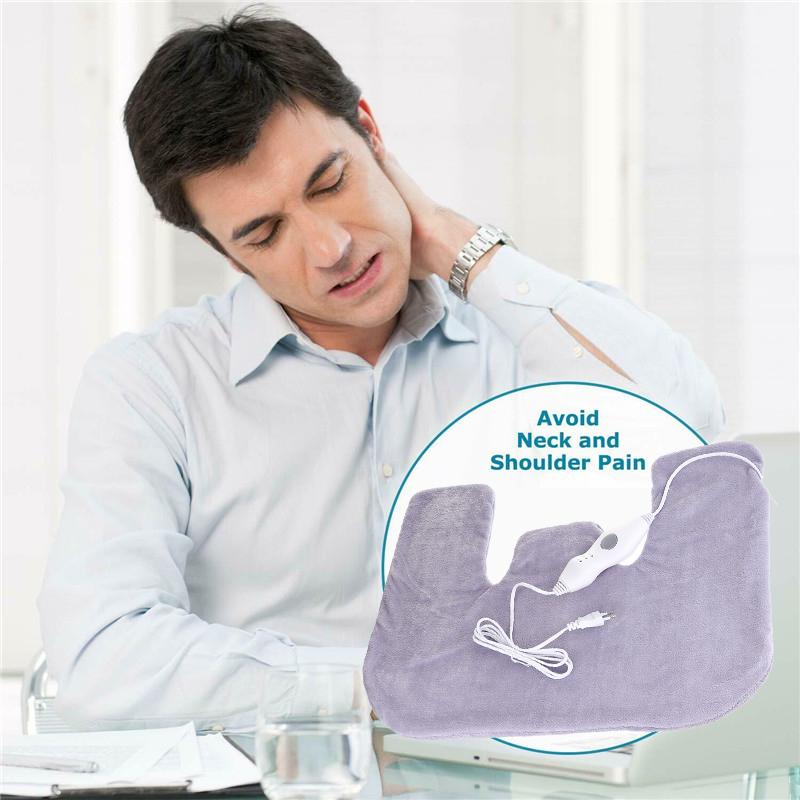 Moist Neck Shoulder Back Warmer Winter Electric Heating Pad Heating Pad Pain Relief Heat Therapy Temperature Controller EU US